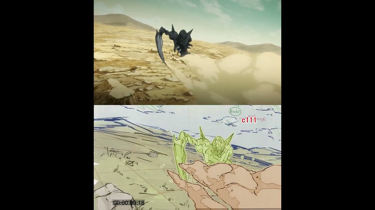 TVアニメ『便利屋斎藤さん、異世界に行く』線撮比較動画 第11話戦闘シーンより #ファイルーズあい #東山奈央 #便利屋斎藤さん #anime #アニメ #声優