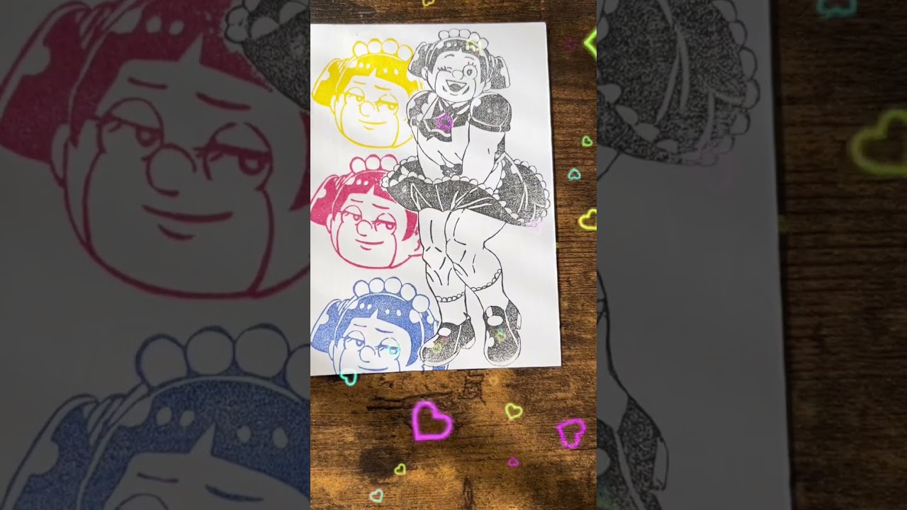 消しゴムはんこで僕とロボコのロボコ彫ってみた