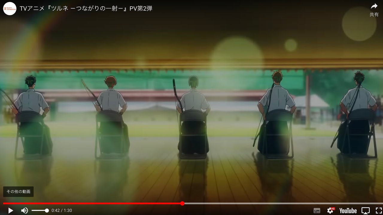 【ツルネ　- つながりの一射 -】お勧めしたい今季のアニメ、表現方法が綺麗だなって思う！ミラティブアーカイブ