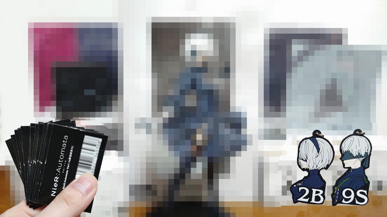 (B賞の2Bフィギュアを狙う！ニーアオートマタの記念くじが登場！)NieR:Automata Ver 1.1a放送記念くじ　20回引いてきた！