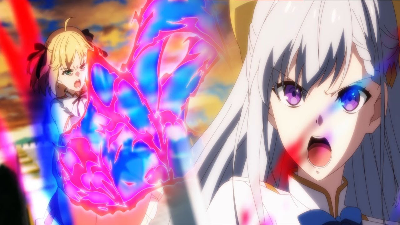 Anis and Euphie FULL FIGHT SCENE | Tensei Oujo to Tensai Reijou EP 12 転天アニメ