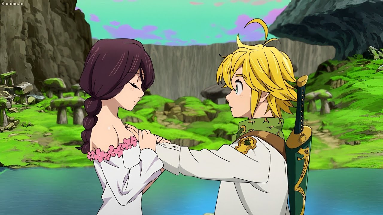 七つの大罪 |メリオダスはエリザベスの前でザネリの胸に触れ、彼の堕落した本性を暴いた。|Meliodas touched Zanelli's breasts in front of Elizabeth