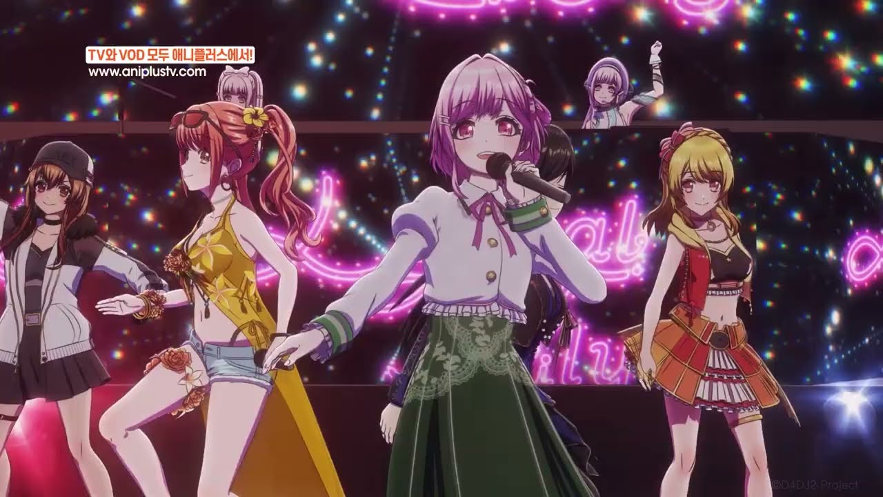 신년 총출동 합동 공연!_D4DJ All Mix_12회_하이라이트 [Aniplus]