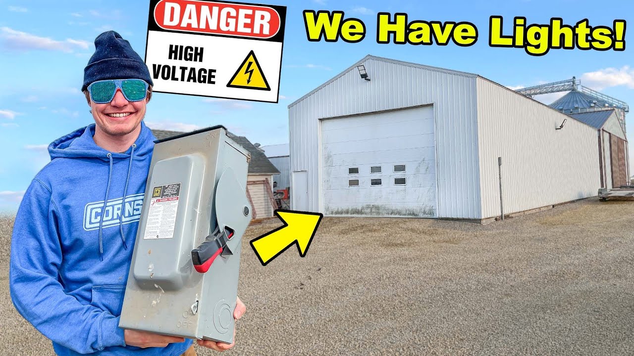 Installing Electricity In My Ex-Hoarder Shed!