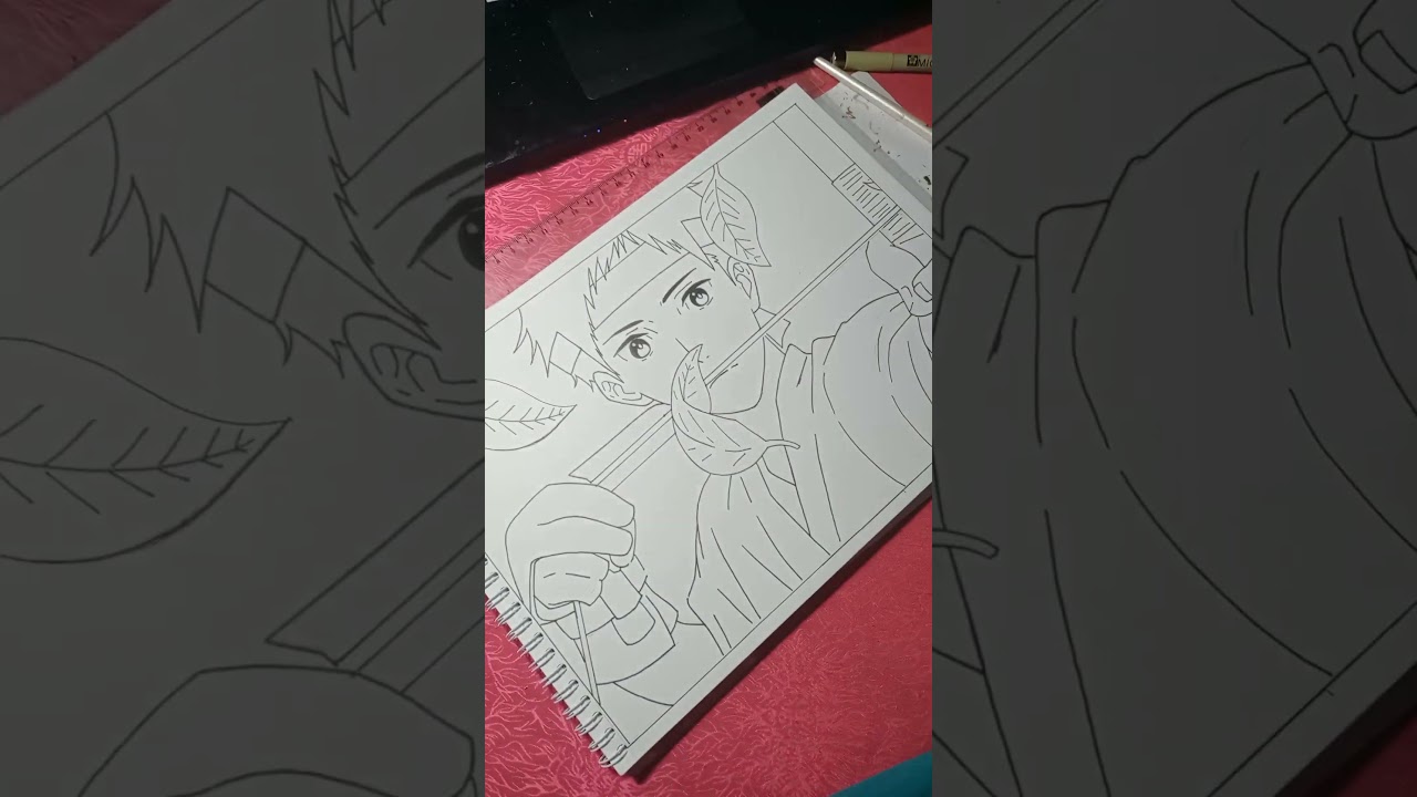 how to coloring the best character :Narumiya Minato - Tsurune #shorts #tsurune #fyp