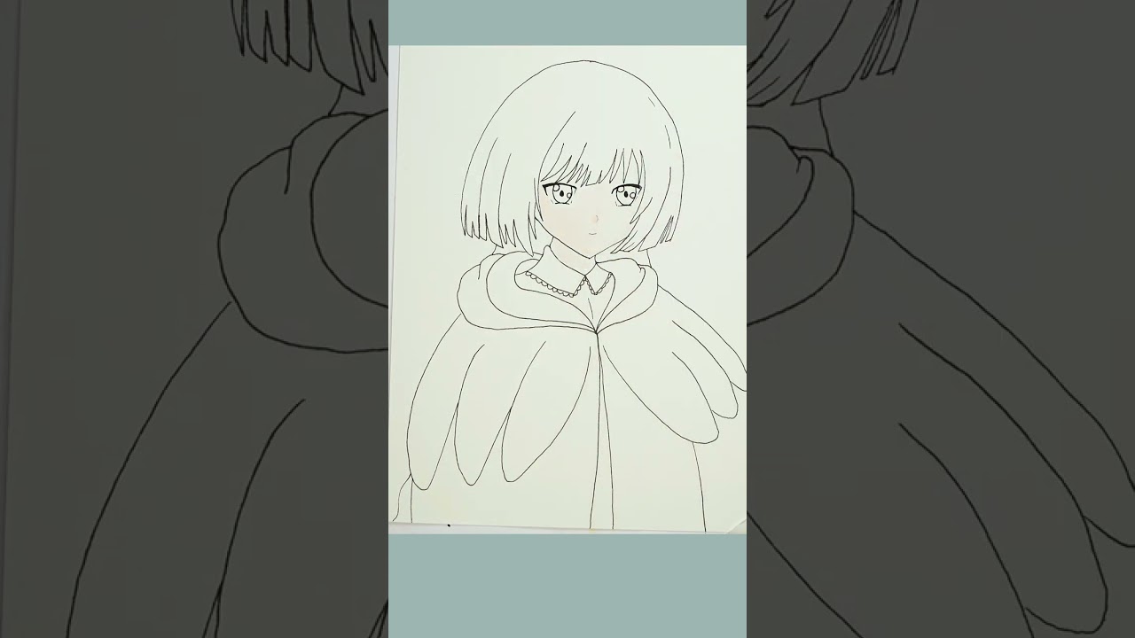 Drawing Anime Girl💗Wisteria from The Tale of the Outcasts manga