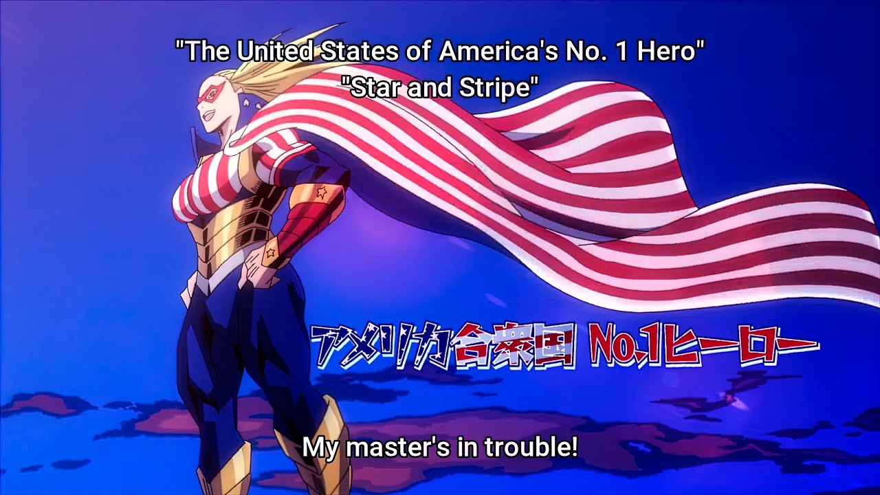 All Might Called His Disciple №1 Hero of America Star and Stripe to Fight Shigaraki