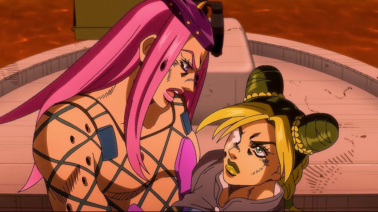 ジョジョ-アナスイは徐倫に愛を告白 それが終わったら彼女と結婚ことを約束し|Annasui confesses his love to Jolyne and promises to marry her