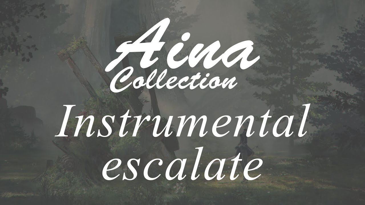 [NieR:Automata Ver1.1a OP] Aimer- escalate(Instrumental) [Lyrics | 歌詞] #ニーア #NieR #ニーアオートマタ