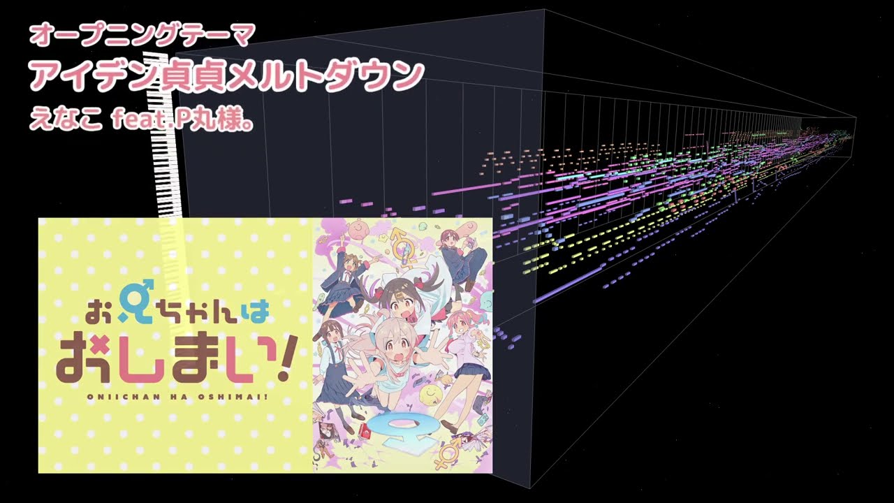 【お兄ちゃんはおしまい！】OPテーマ「アイデン貞貞メルトダウン」を耳コピしてみた TVサイズ（カラオケ）Oniichan wa Oshimai! OP "IDEN TEI TEI MELTDOWN"