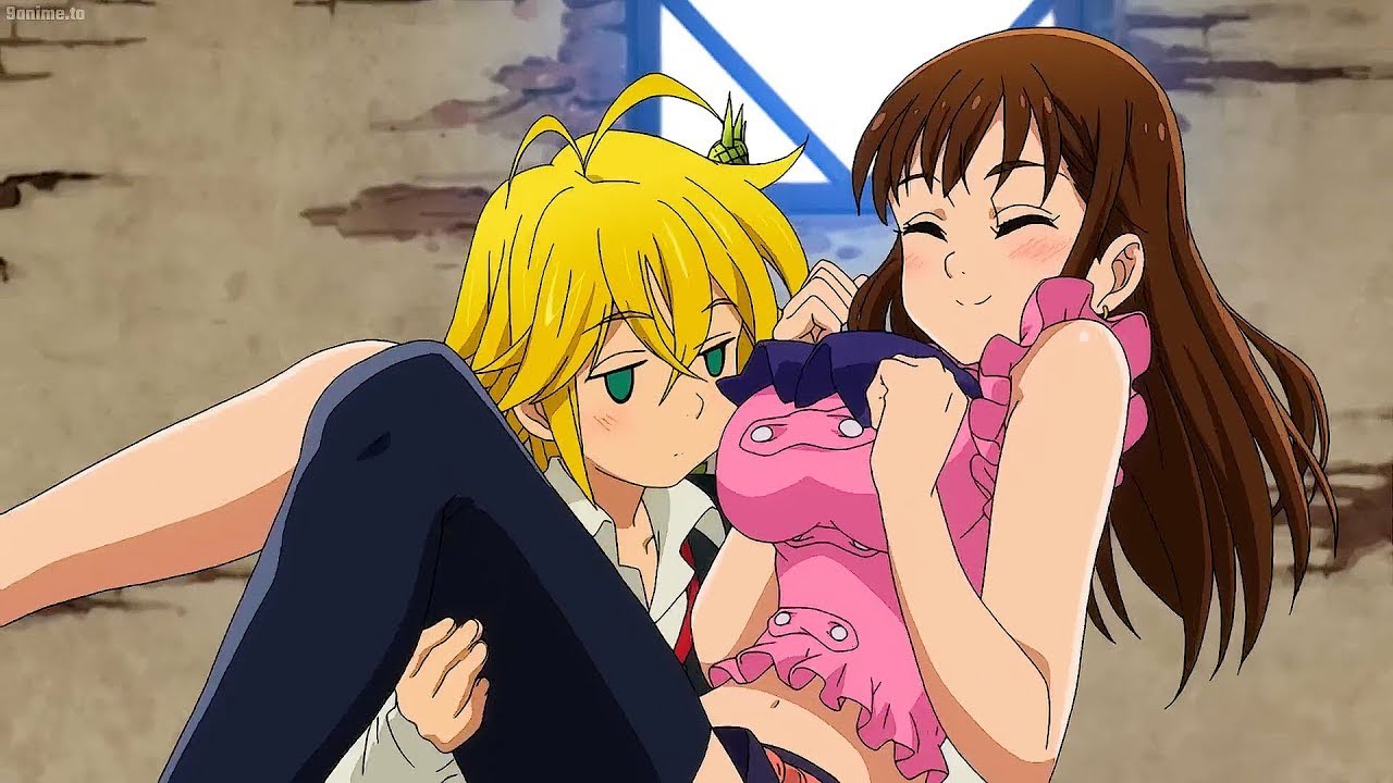七つの大罪 | メリオダスは キング の前で意図的にエリザベスを触った | Meliodas intentionally groped Elizabeth in front of King