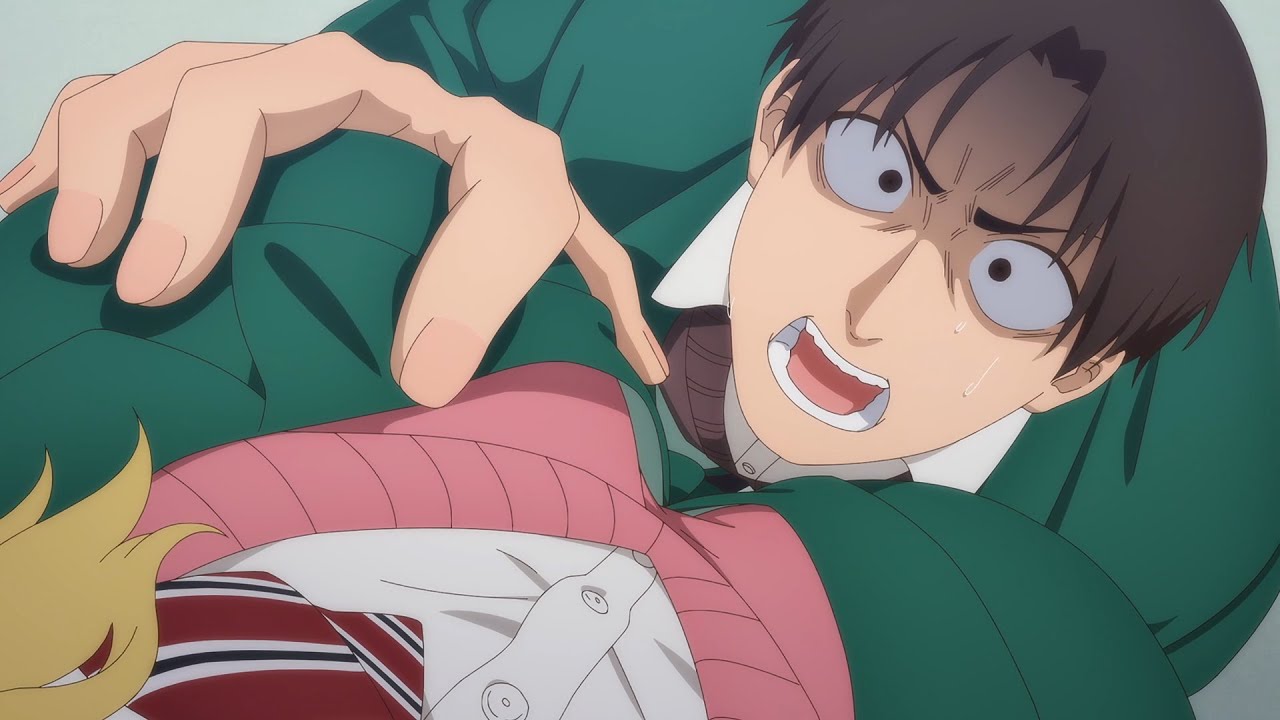 Jun accidentally grabbed Carol's Oppai when pushed by Misuzu | Tomo-chan Is a Girl EP 11