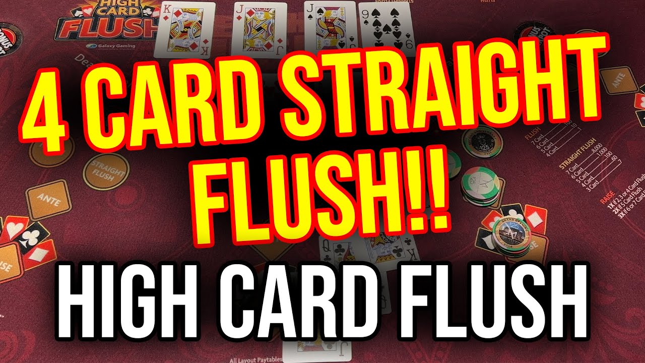HIGH CARD FLUSH!! 4 CARD STRAIGHT FLUSH FOR A HUGE COMEBACK!!