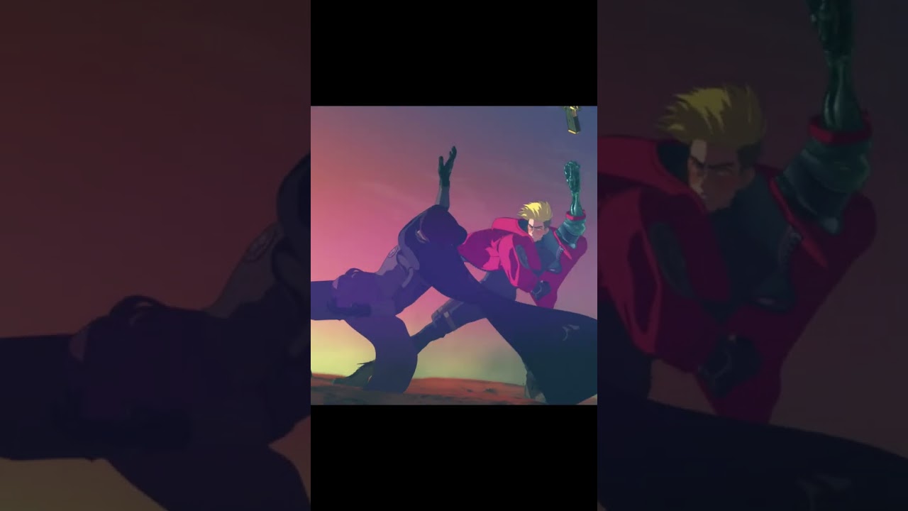 “ヴァッシュvsチャック・リー” 第1話『NOMAN’S LAND』より、ド迫力のガンアクションシーンをご紹介‼︎気になる決闘の結末は… #TRIGUN