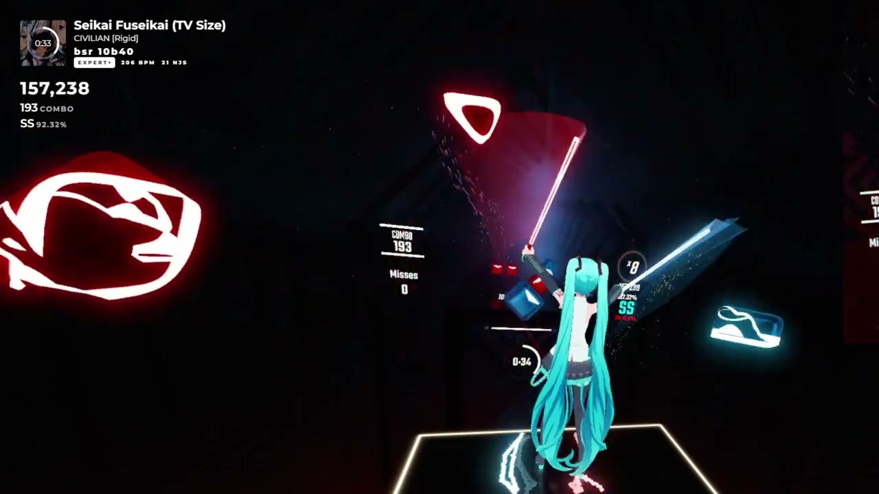 【Beat Saber】正解不正解【魔王学院の不適合者  CIVILIAN】
