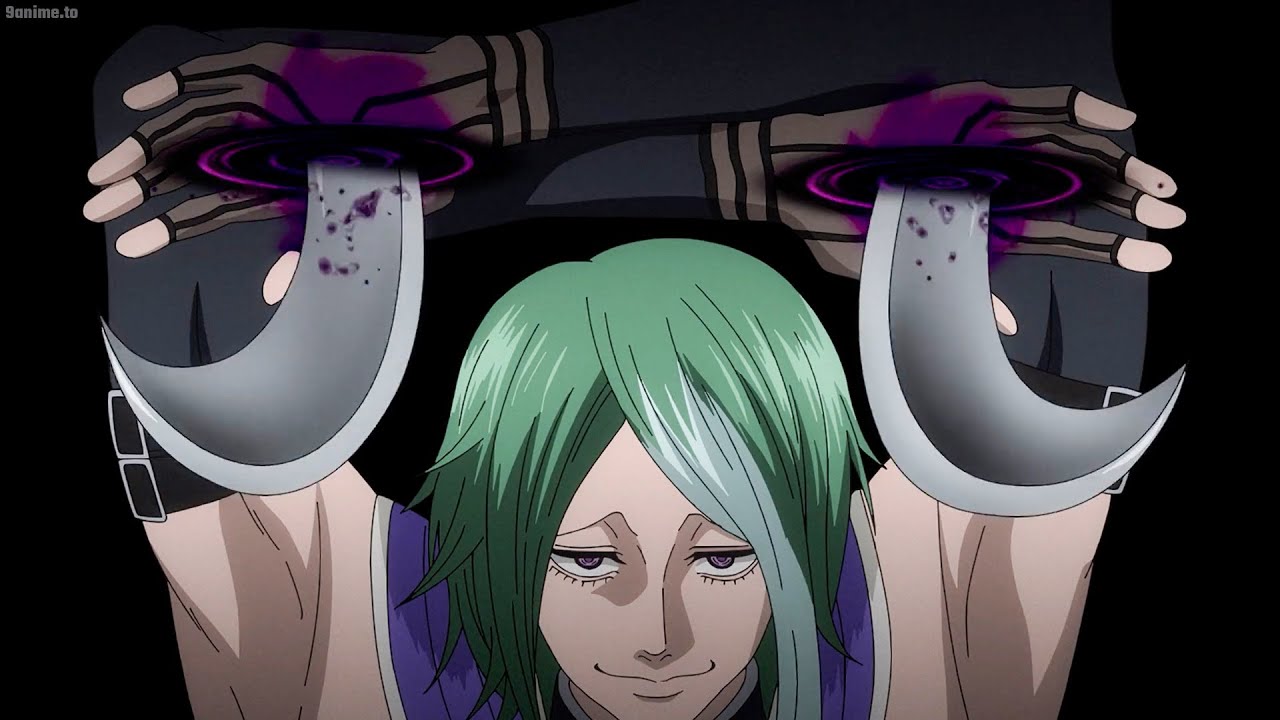 終末のワルキューレ | ロキはしゃかと戦うために闇の武器を手に入れる,Loki welcomes Buddha with a dark scythe