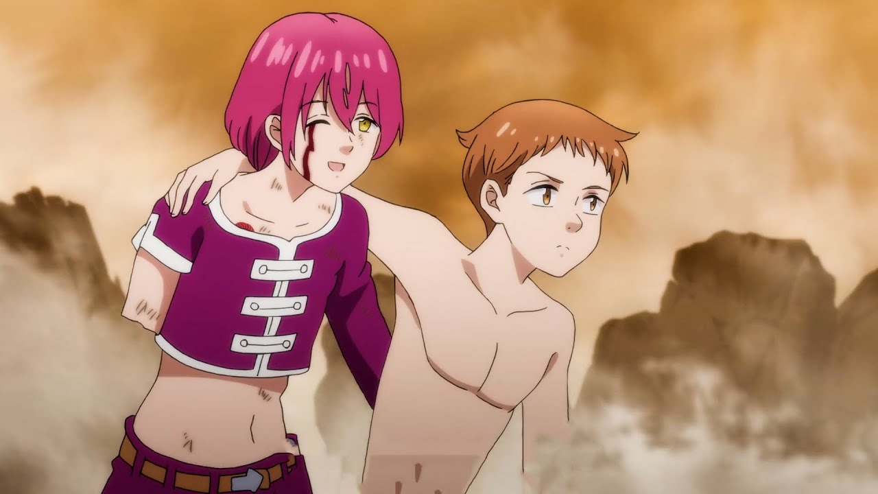 七つの大罪 | キングとゴウセルは重傷を負いながらも肩を並べて戦った | King and Gowther fight  by side despite being seriously injured