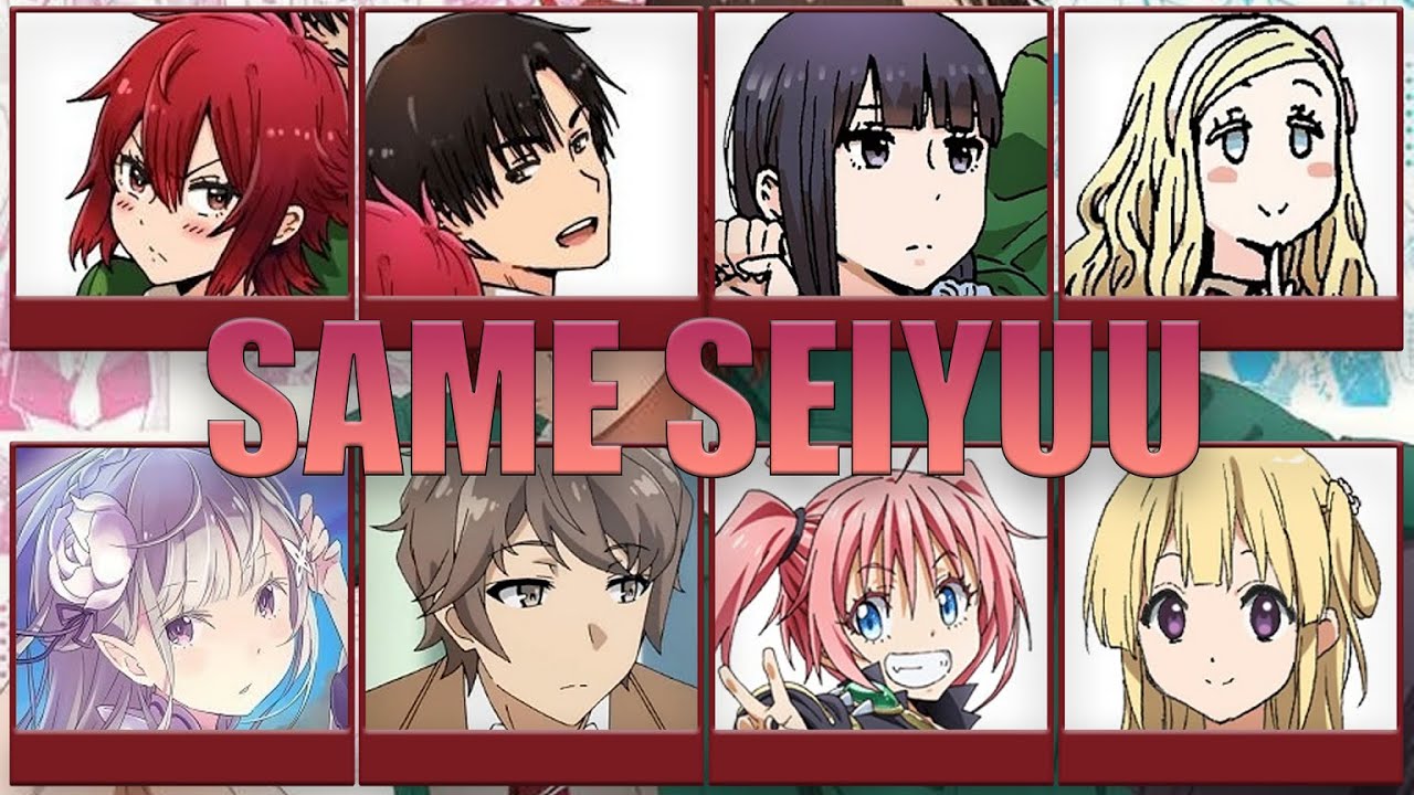 Tomo-chan Is a Girl! | SAME VOICE ACTOR - "Tomo-chan wa Onnanoko!"【トモちゃんは女の子！】Anime Japanese Dub