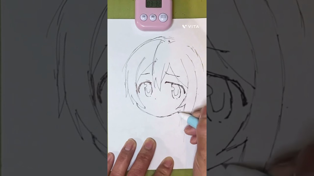 【お兄ちゃんはおしまい】5分でまひろ。#shorts #short #anime #art #illustration #おすすめ #女の子 #一発描き