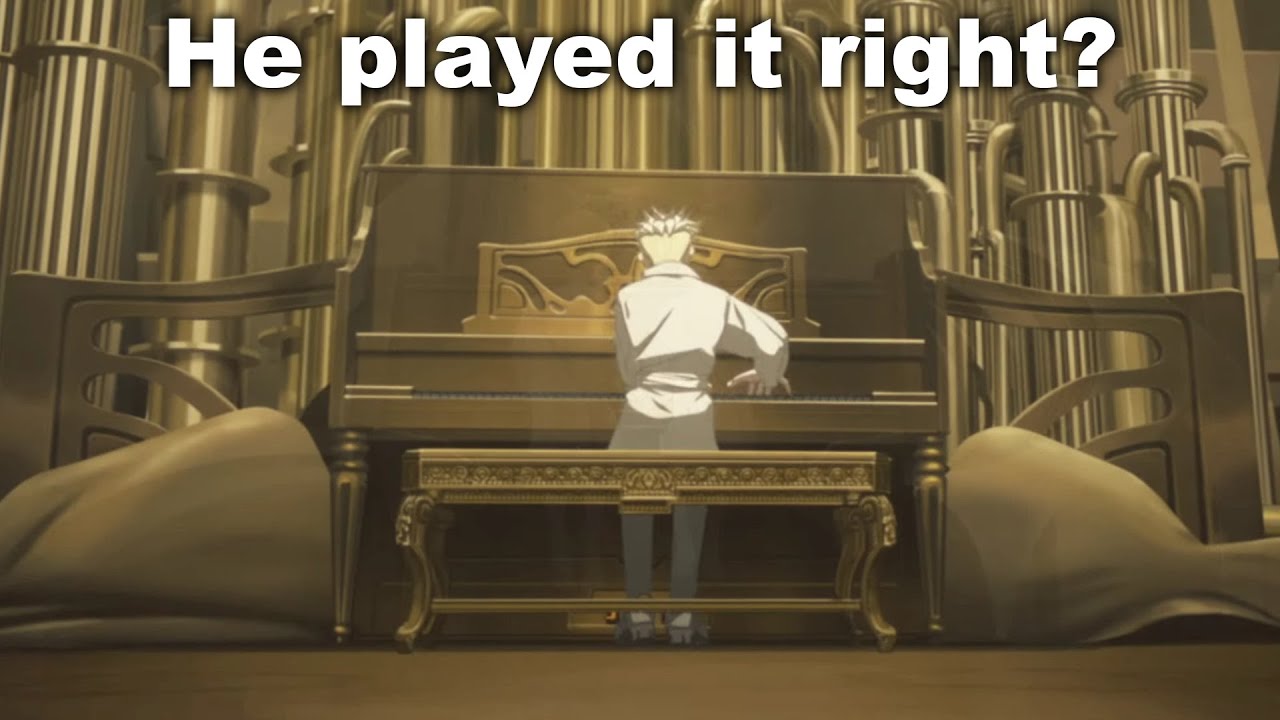 They Animated the Piano Correctly? (Trigun Stampede)