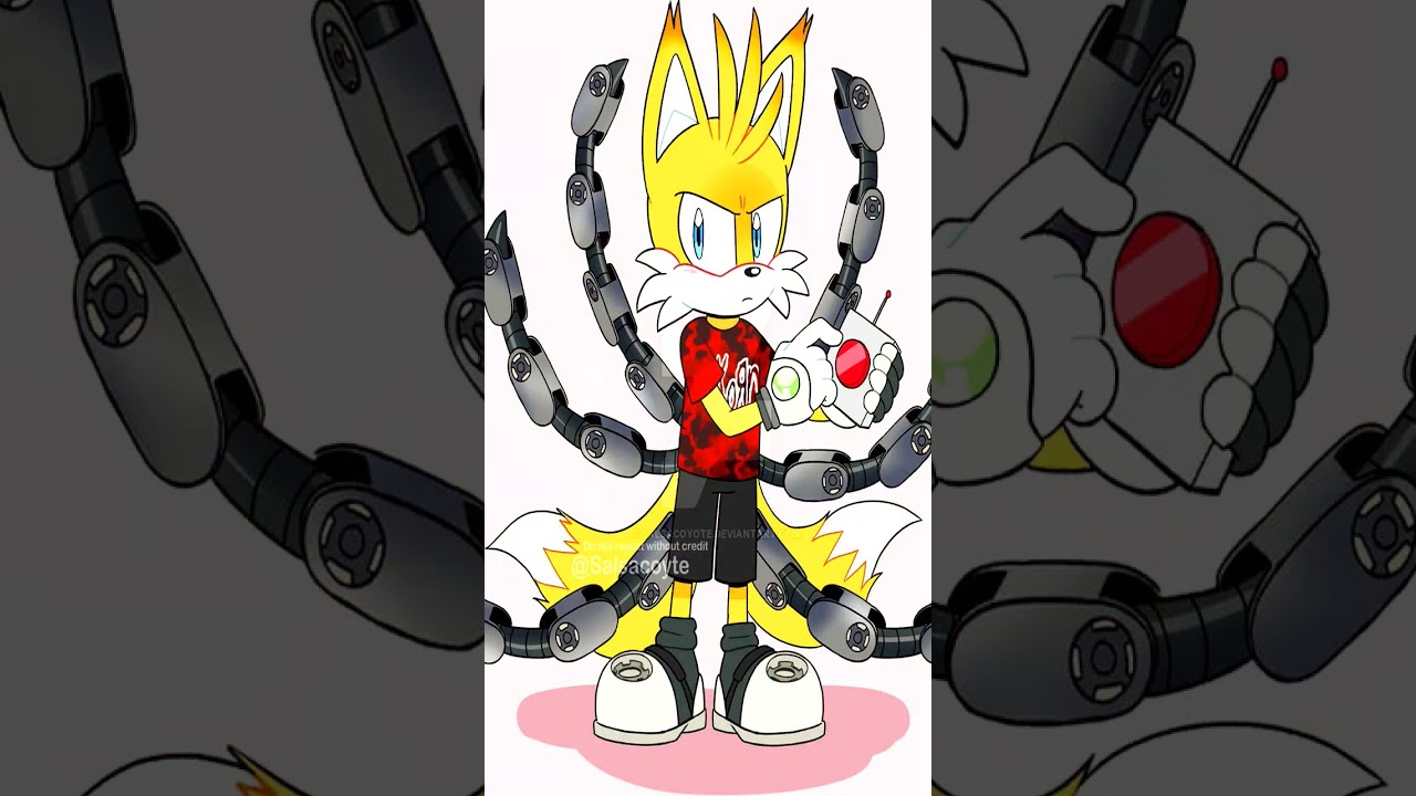 O NOVO TAILS NINE DA 2ª TEMPORADA DE SONIC PRIME! (SONIC PRIME DESENHO) {Drawing Nine Tails}