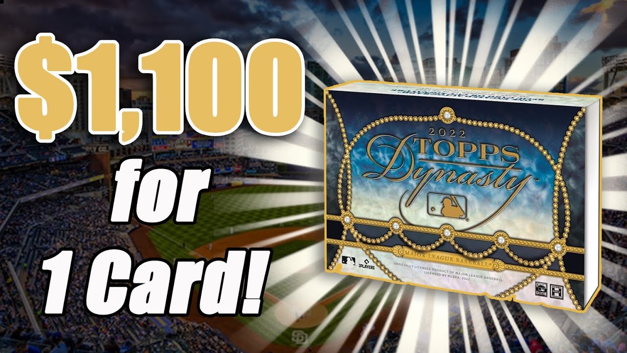 $1,100 💸 for 1 Card! 🤯 - 2022 Topps Dynasty - HIGH END 💵 RIP! Can we Hit 💥 Big?!