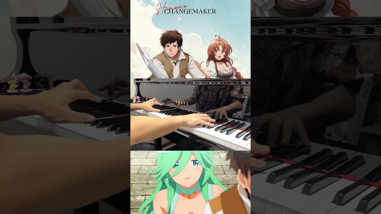 【ピアノ】「 CHANGEMAKER / Hinano 」TVアニメ『解雇された暗黒兵士(30代)のスローなセカンドライフ』 OP【弾いてみた】 #shorts