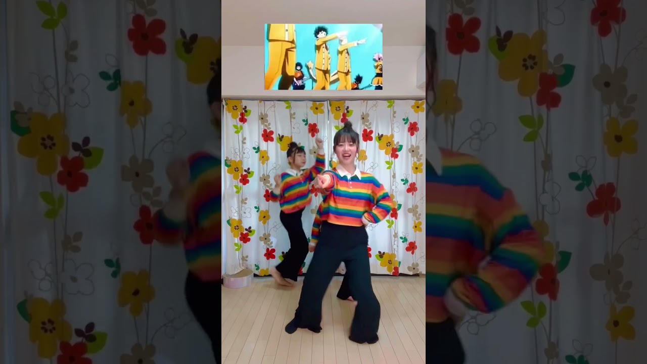 【アニメダンス】TikTokで大バズり中のダンス踊ってみた🎶👩‍👩‍👧🎶#Shorts