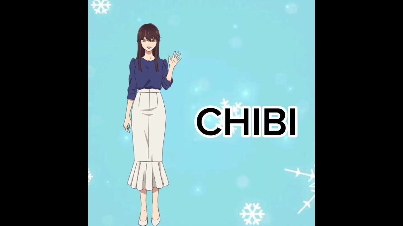 氷属性男子とクールな同僚女子 in Chibi#anime#edit#cute#shortvideo