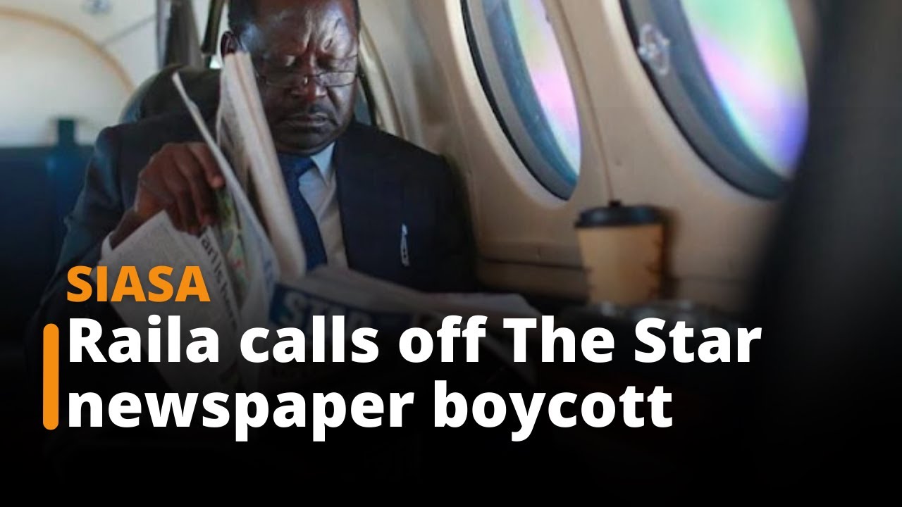 Raila calls off the star newspaper boycott