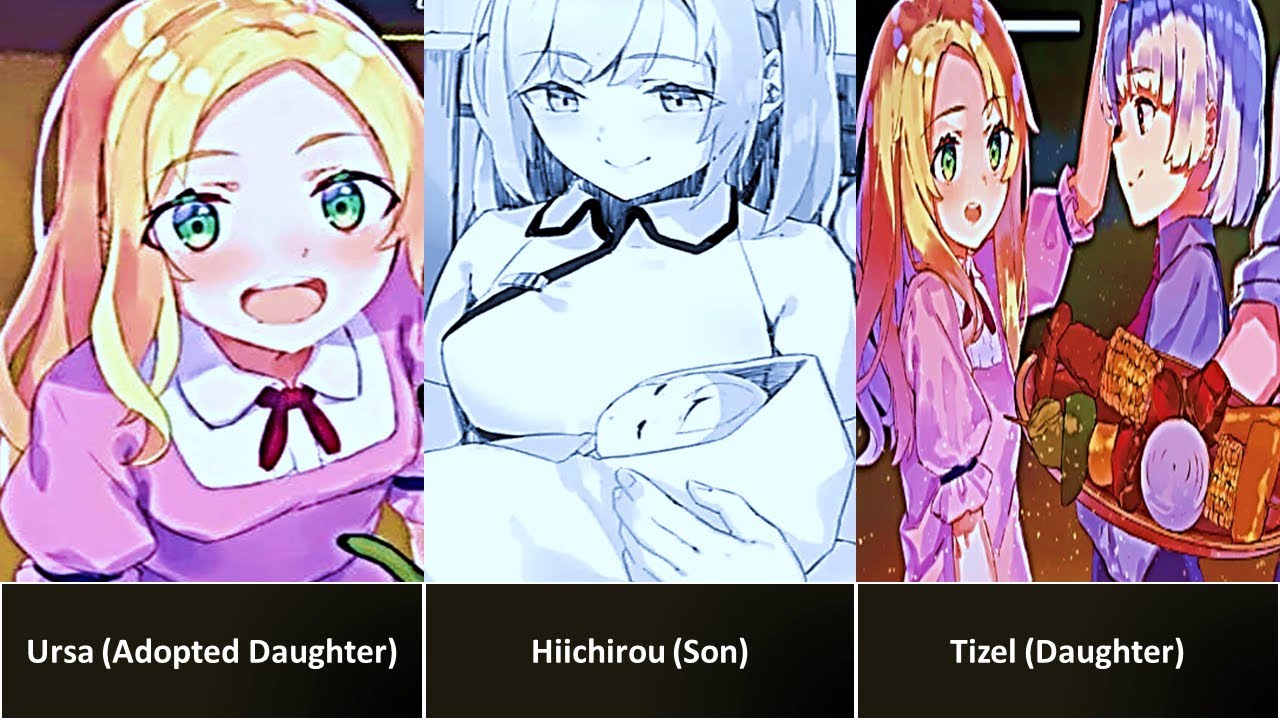 Hiraku Children's from the Oldest to Youngest || Farming Life In Another World