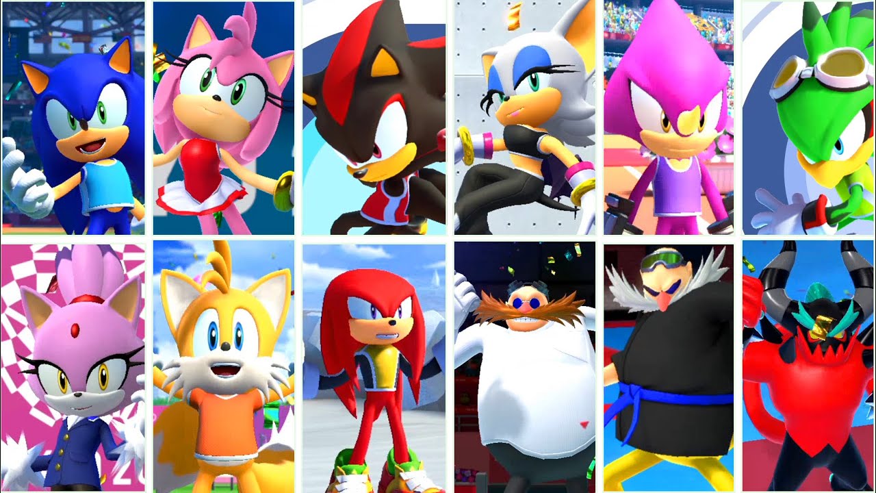 【マリオ＆ソニック東京2020オリンピック】チームソニックの全キャラクター