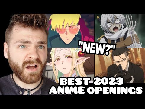 First Time Reacting to "The Best ANIME Openings Of 2023" | New Anime Fan!