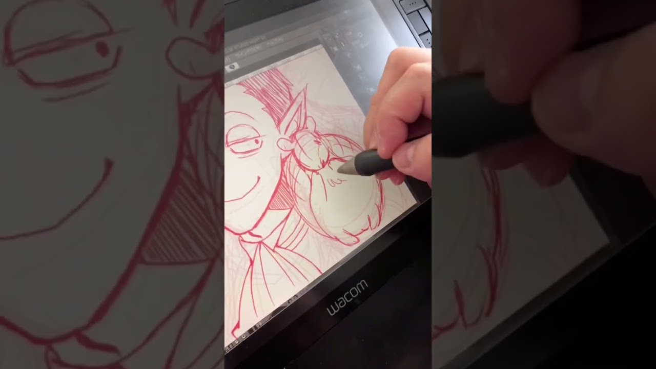 吸血鬼すぐ死ぬ描いてみた#art #吸血鬼すぐ死ぬ#ドラルク#ロナウド#アルマジロのジョン#吸死#イラスト#イラストメイキング