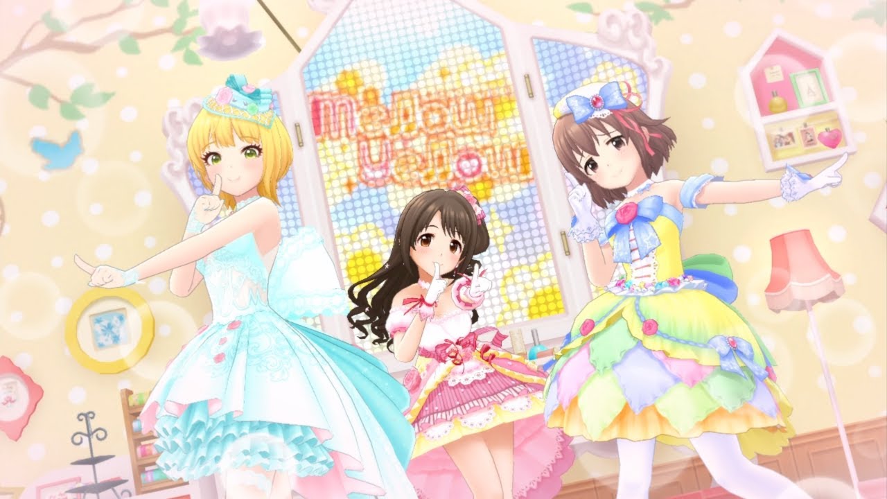【デレステMV】Kawaii make MY day! / アミマネラ（島村卯月、宮本フレデリカ、喜多日菜子）SSR