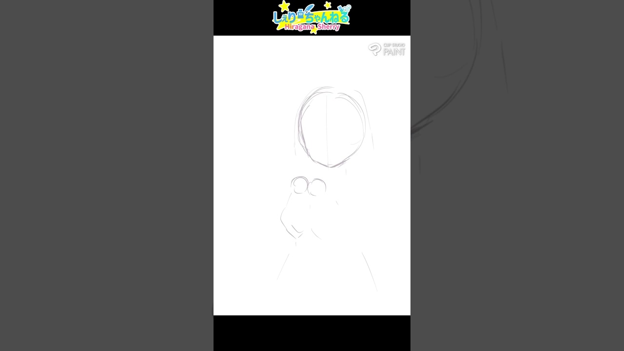 【イラストメイキング　#おにまい】緒山まひろ　お兄ちゃんはおしまい　【Speed Painting】 #Shorts