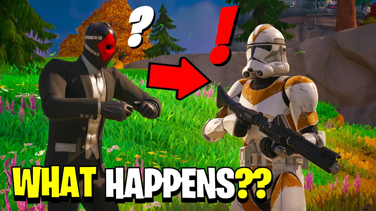 What Happens if Boss High Card MEETS Clone Troopers Fortnite! (Order 66 Event!)