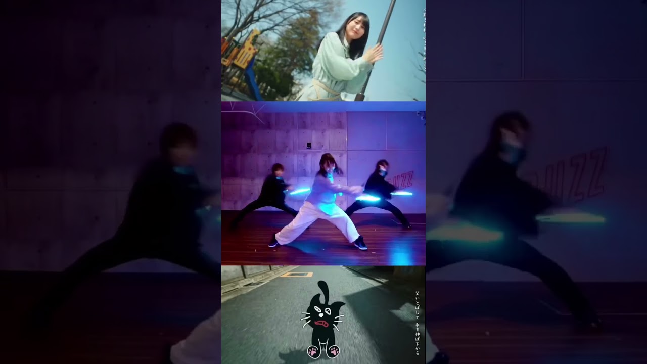 かわいいキヨ猫ダンスをアレンジしてみた！！#shorts #有頂天猫　#キヨ　#きよねこっ　#eve  #加賀遥香