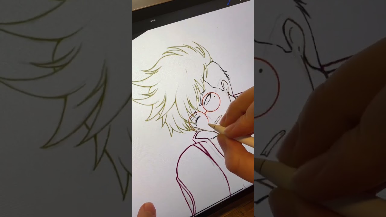 vash trigun stampede 🔥🔥 ヴァッシュ・ザ・スタンピード   #fanart #anime #procreate