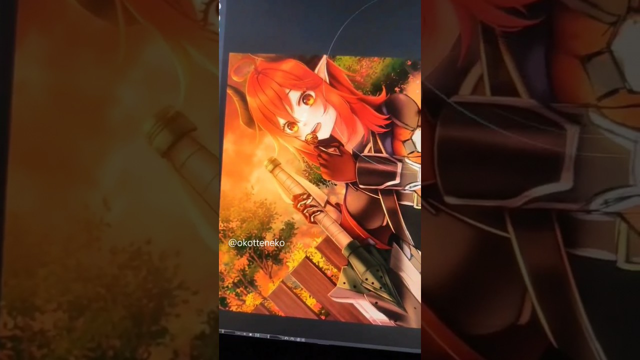 【 #shorts 】sketch vs final | Curran - Ningen Fushin