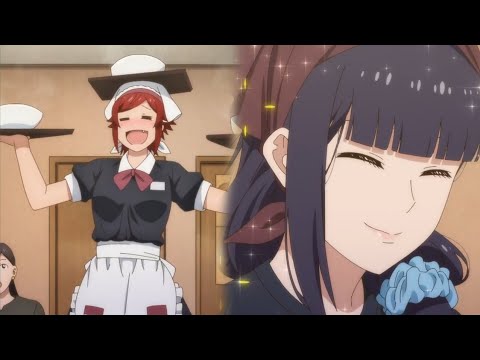 Tomo and Carol became maids || Tomo-chan Is a Girl Episode 11