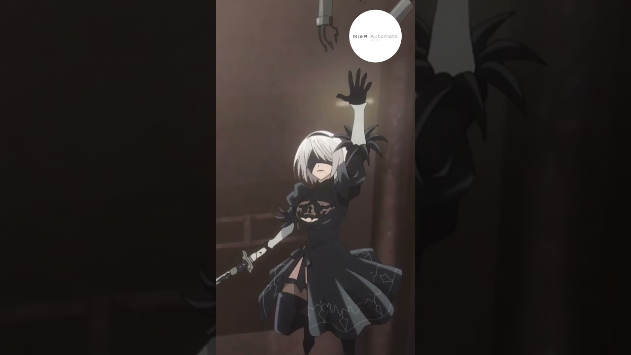 アニメ『NieR:Automata Ver1.1a』好評配信中2 #ニーア #NieR #ニーアオートマタ #shorts