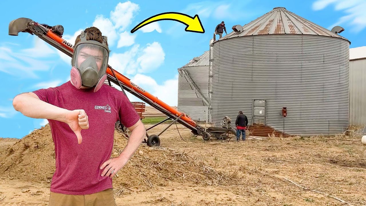Unplugging A Rotten Grain Bin