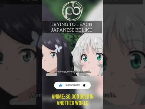 What it's like to teach weebs Japanese | Anime #shorts