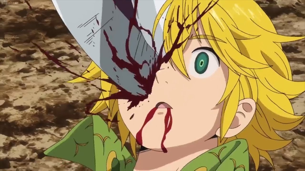 七つの大罪 憤怒の審判 ~ ガランドに目を刺されたメリオダス ||The Seven Deadly Sins