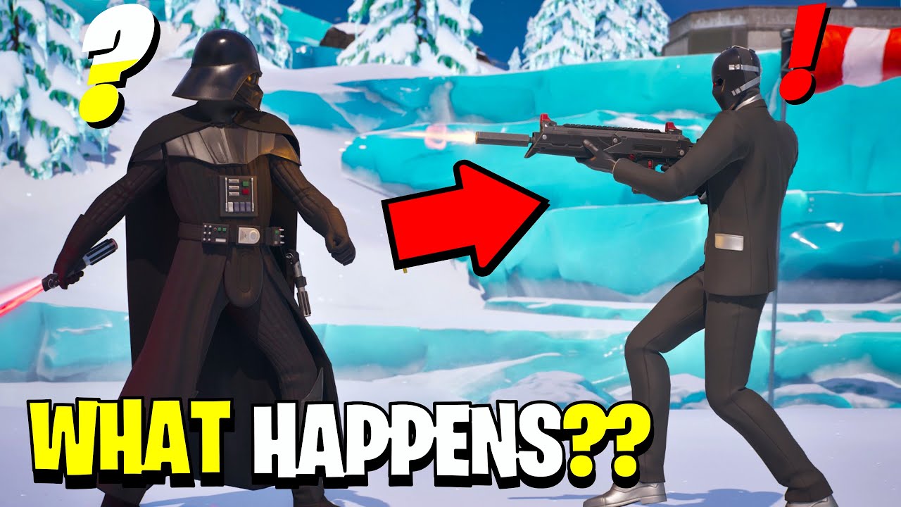 What Happens if Boss Darth Vader Meets Boss HighCard Fortnite! (Order 66!)