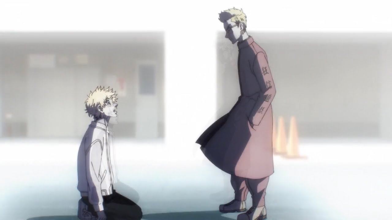 東京リベンジャーズ 聖夜決戦編! Takamichi knelt before Kisaki's power