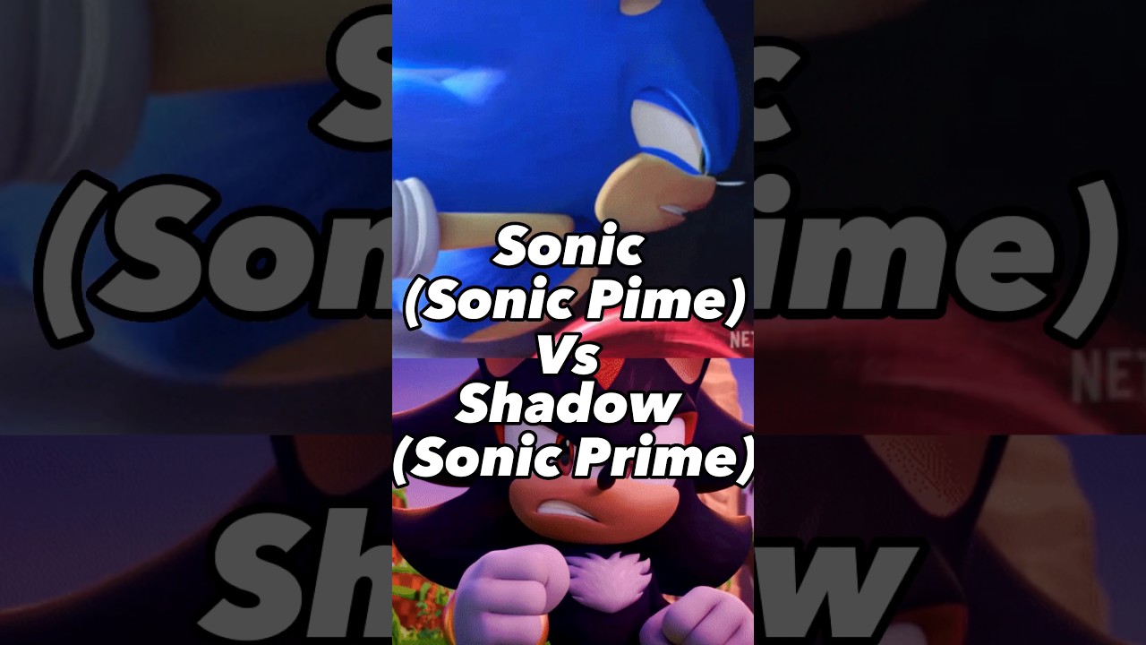 Sonic (Sonic Prime) Vs Shadow (Sonic Prime)