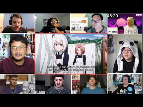 Spy Classroom Episode 9 Reaction Mashup -  スパイ教室 2期 9話 リアクション