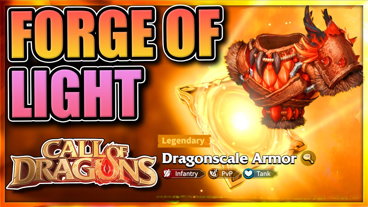Dragonscale Armor Forge of Light [370 pulls - also Visage of Sanctus] Call of Dragons